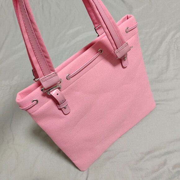 Yves Saint Laurent Pink Canvas Bag - Picture 5 of 6